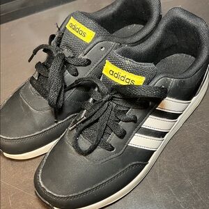 Adidas Kids Black and White Sneakers